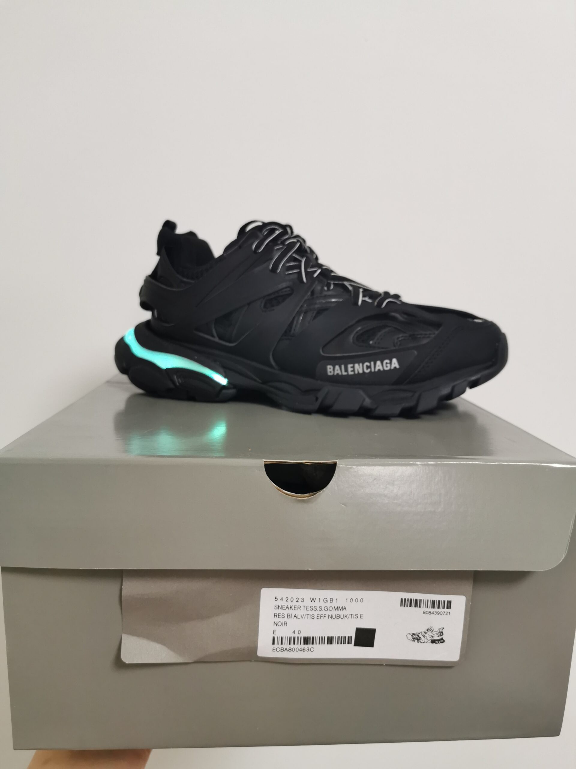 Balenciaga Track Led Sneakers in Black for Men  Lyst