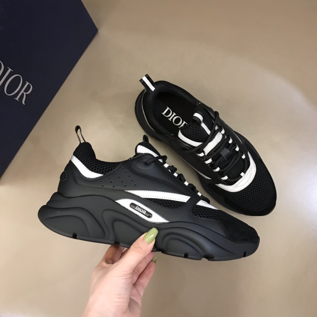 DIOR B22 Sneaker Black Silver | Everything Reps